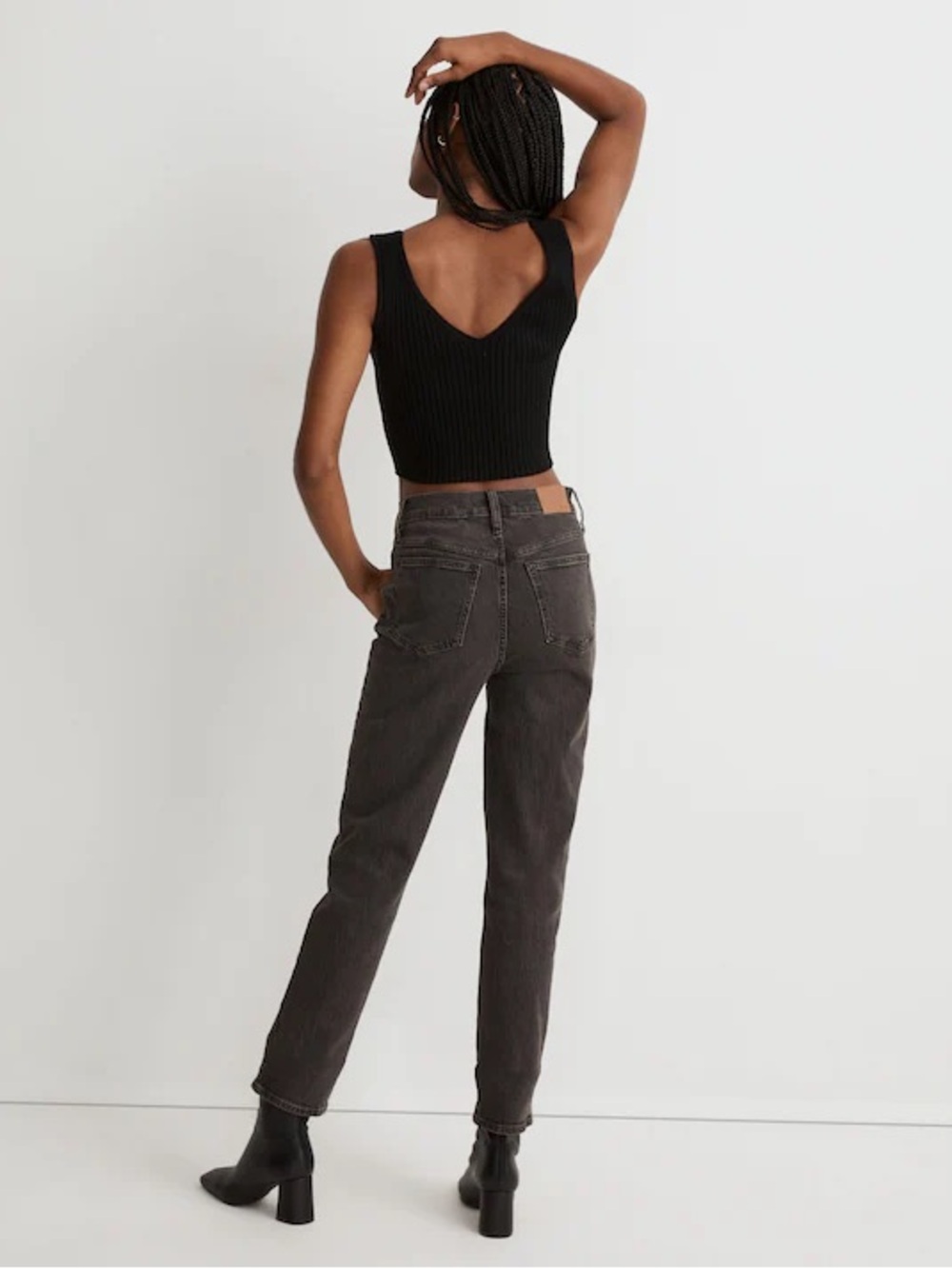 Madewell “The Perfect Vintage Jean” High Rise Black Wash